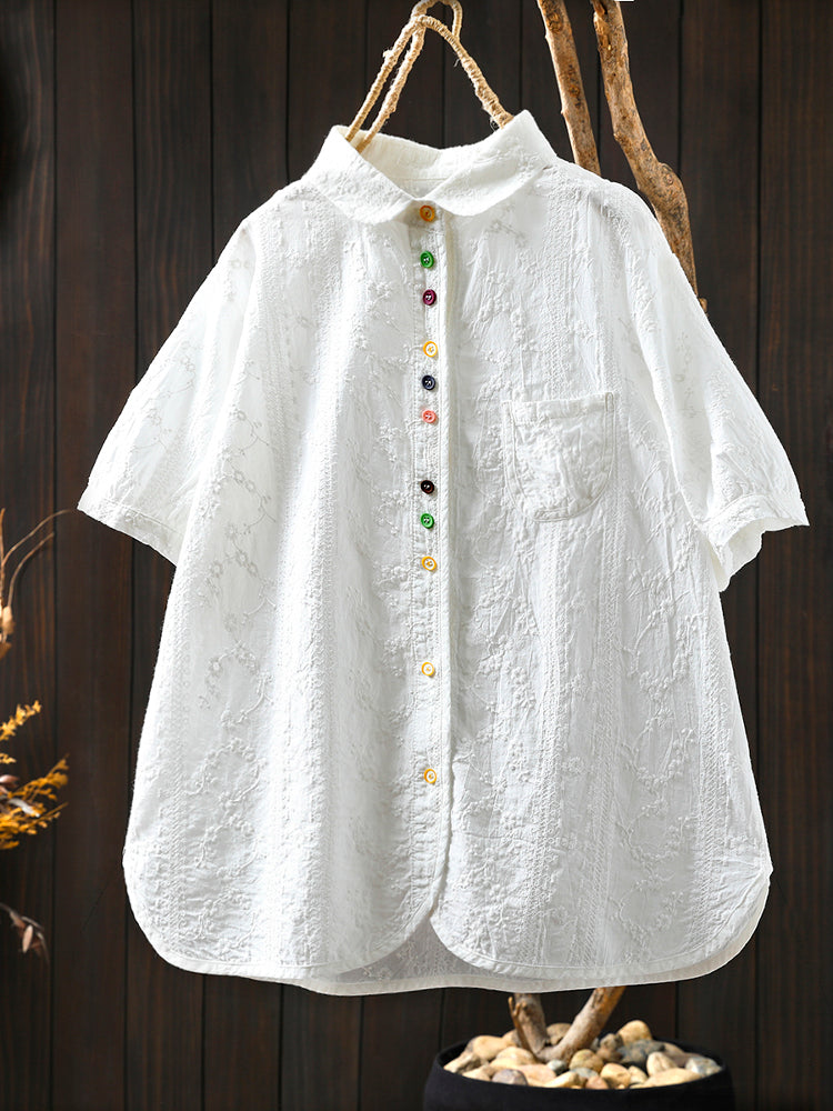 Cotton Jacquard Shirt