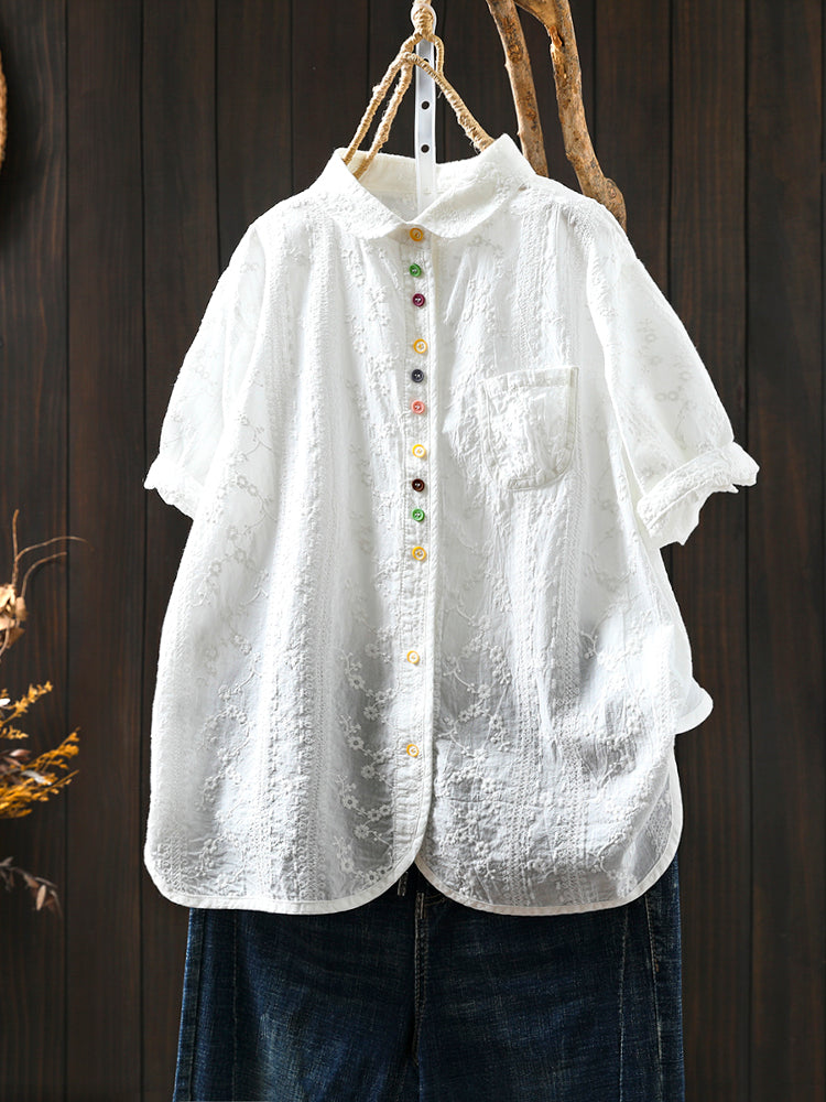 Cotton Jacquard Shirt