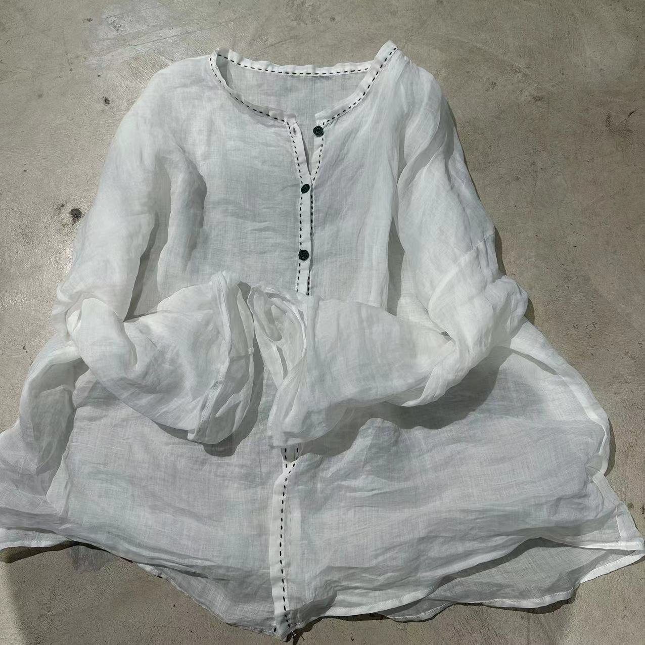 Breathable Lightweight Ramie Shirt
