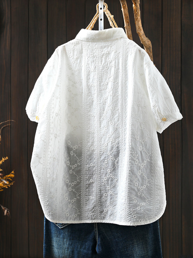 Cotton Jacquard Shirt