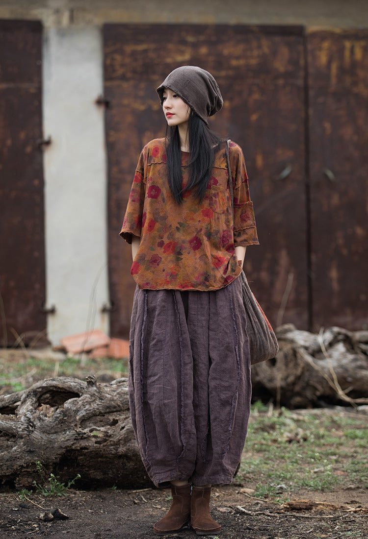 Vintage Print Short Sleeve Tee