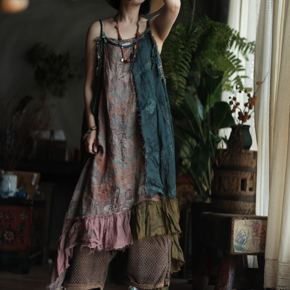 Vintage-Inspired Ramie Dress