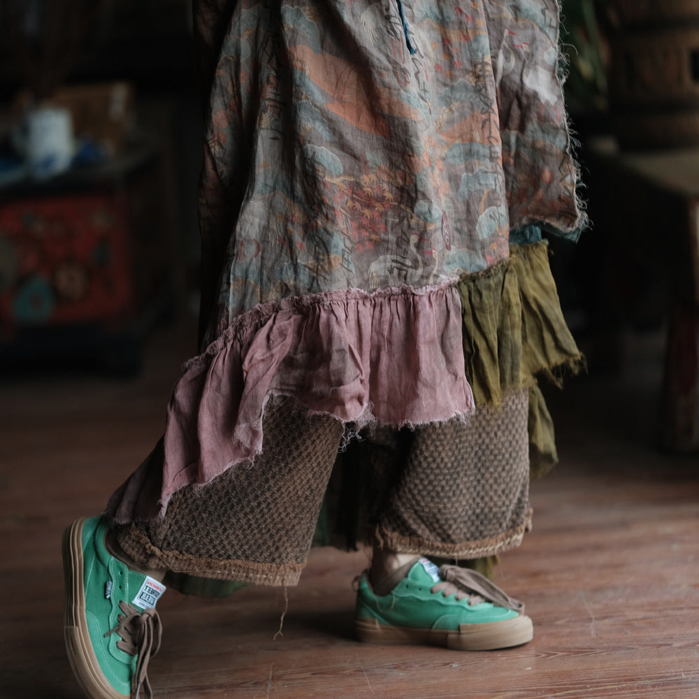 Vintage-Inspired Ramie Dress
