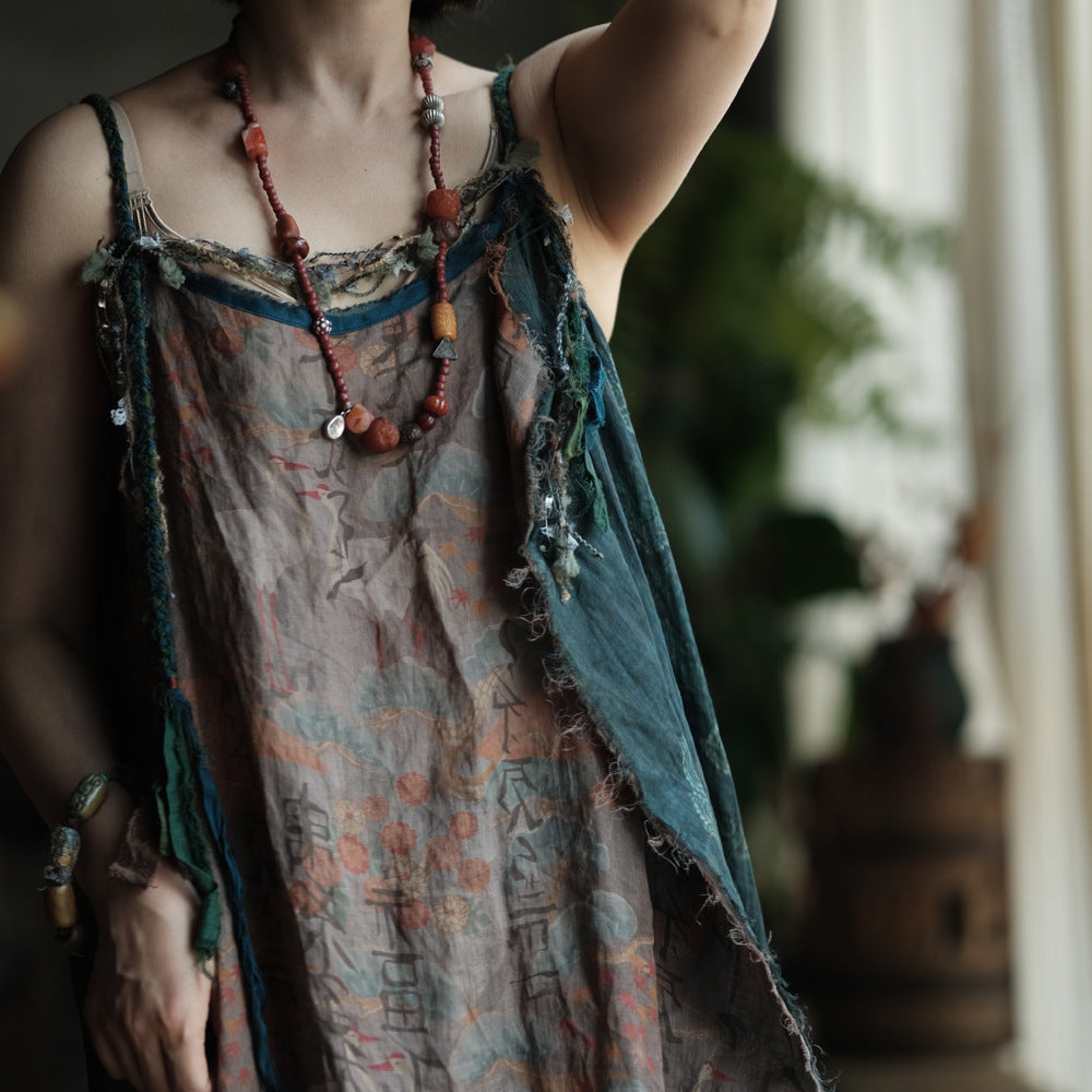 Vintage-Inspired Ramie Dress