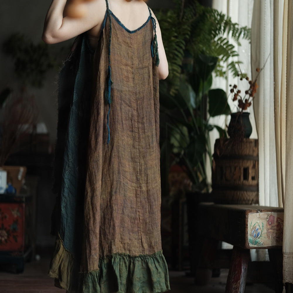 Vintage-Inspired Ramie Dress