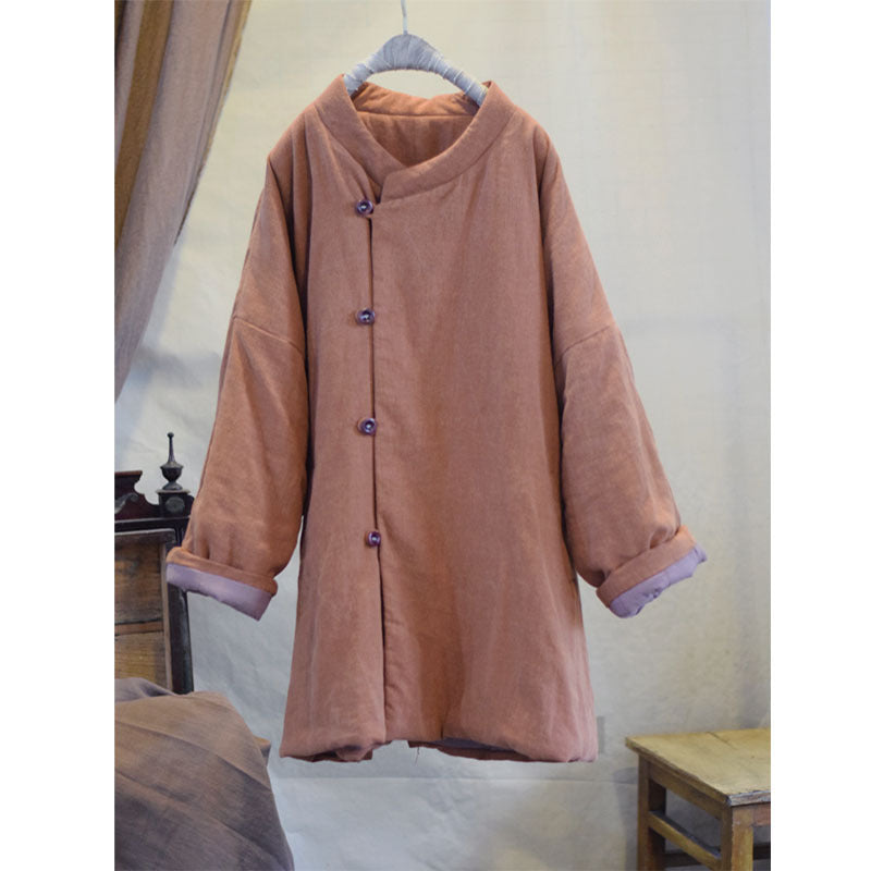 ramie padded coat everyday wear