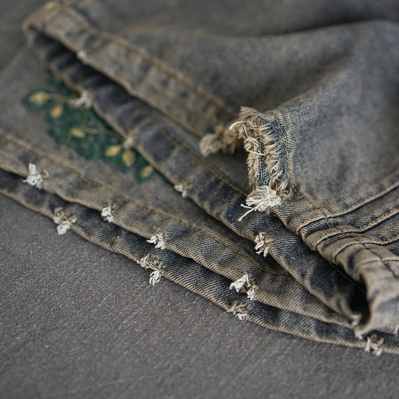 Embroidered Jeans