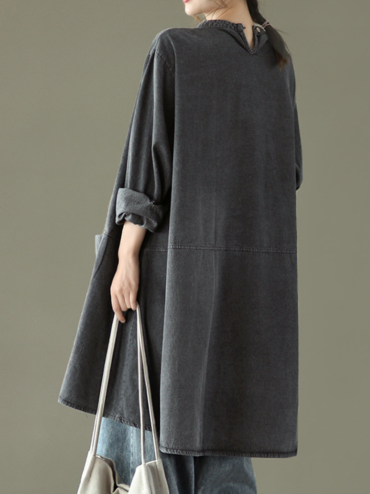 COZY Denim Cotton Dress