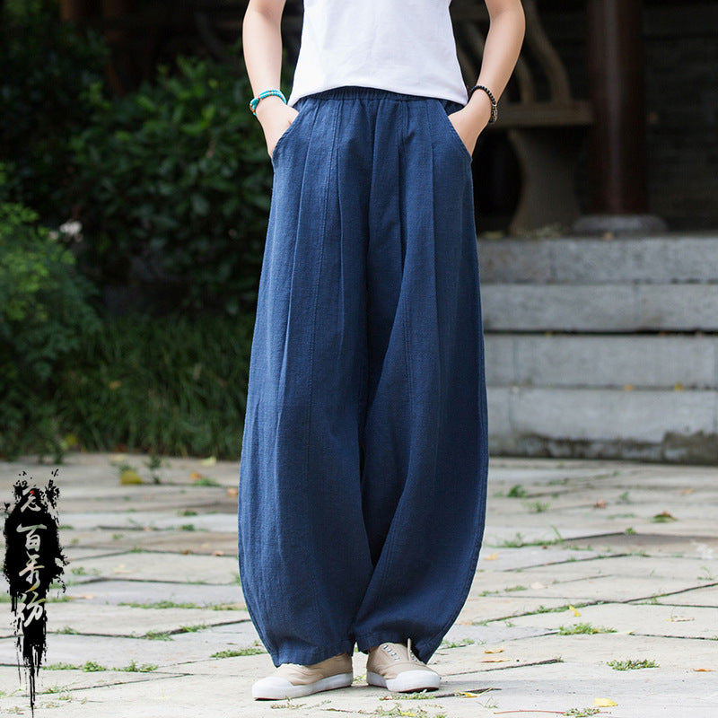 Retro Linen Pants
