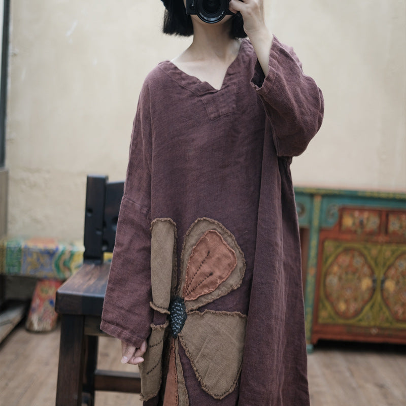 Embroidered Applique Dress