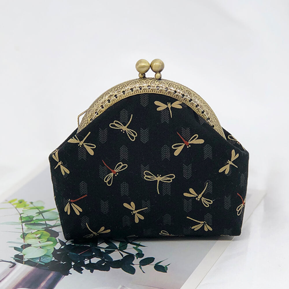 Dragonfly Buckle Kiss-lock Coin Purses