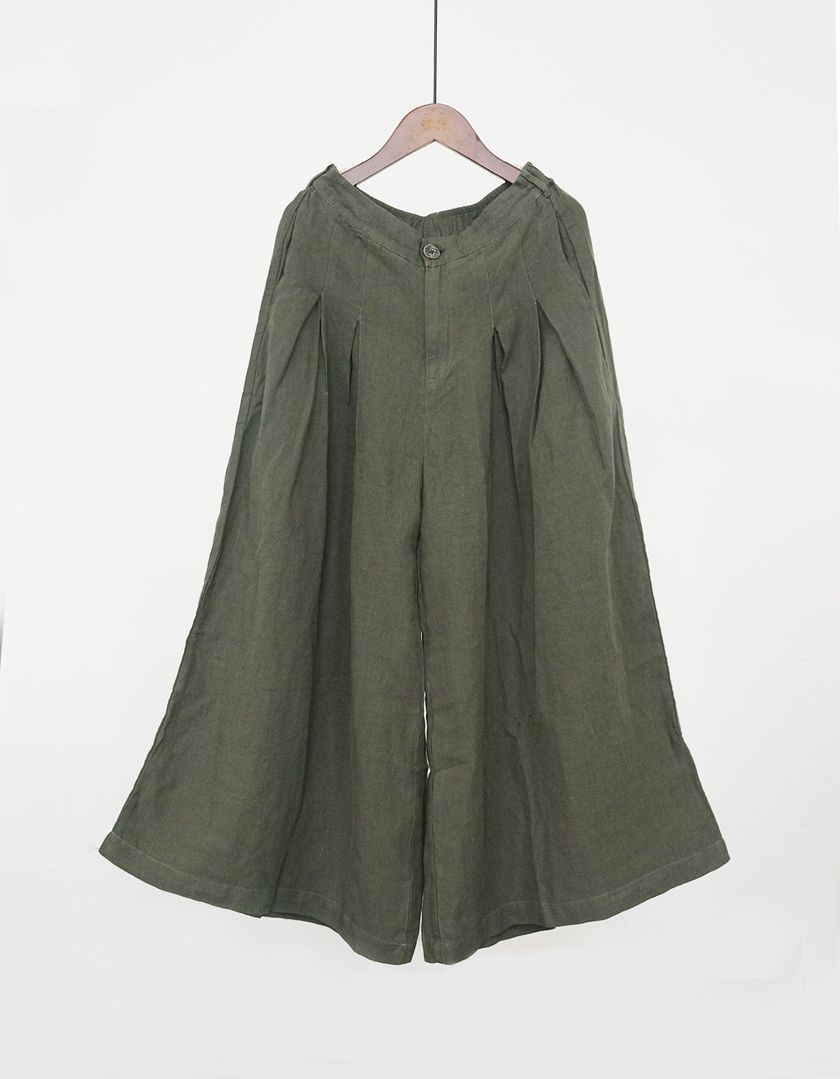 Linen Wide-leg Pants