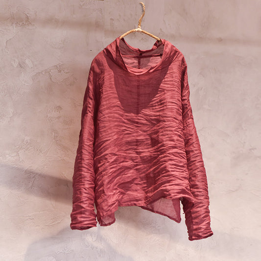 High-Count Fine Lightweight Ramie Top