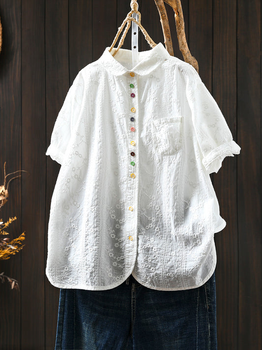 Cotton Jacquard Shirt