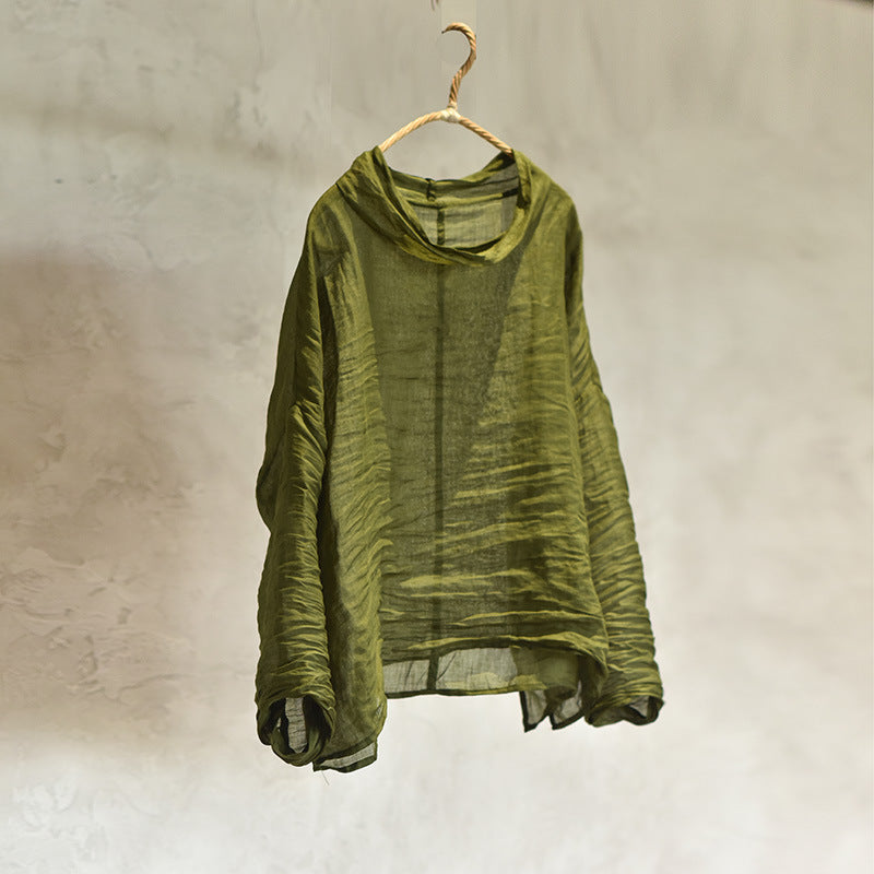 High-Count Fine Lightweight Ramie Top