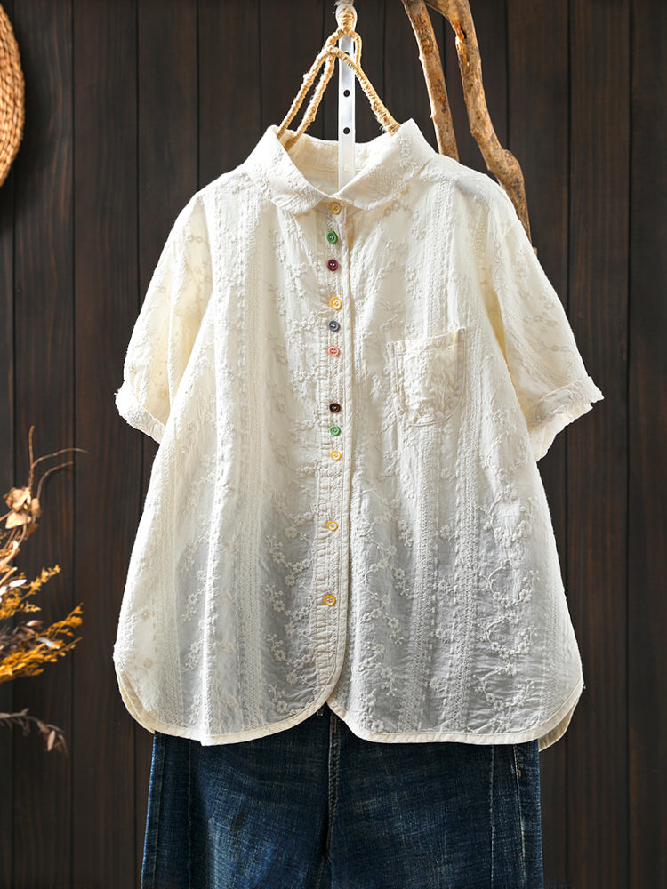 Cotton Jacquard Shirt