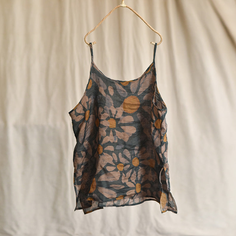 Ramie Floral Tunic Tank