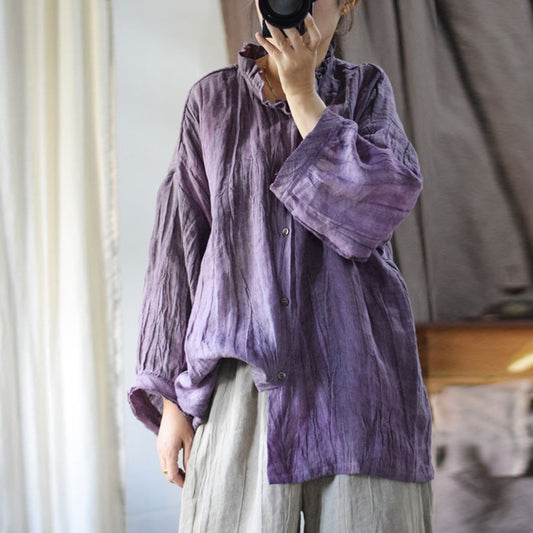 Textured Linen Blouse