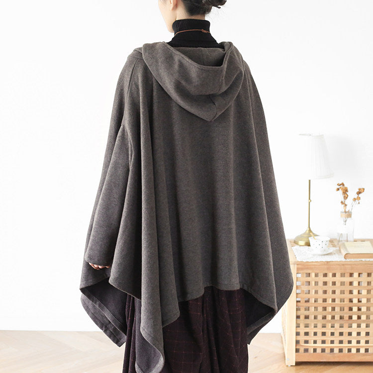 Cotton fabric texture detail of hooded sweatshirt