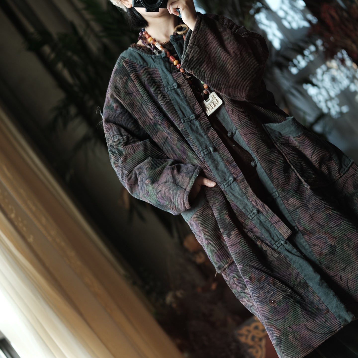 Relaxed fit retro corduroy jacket