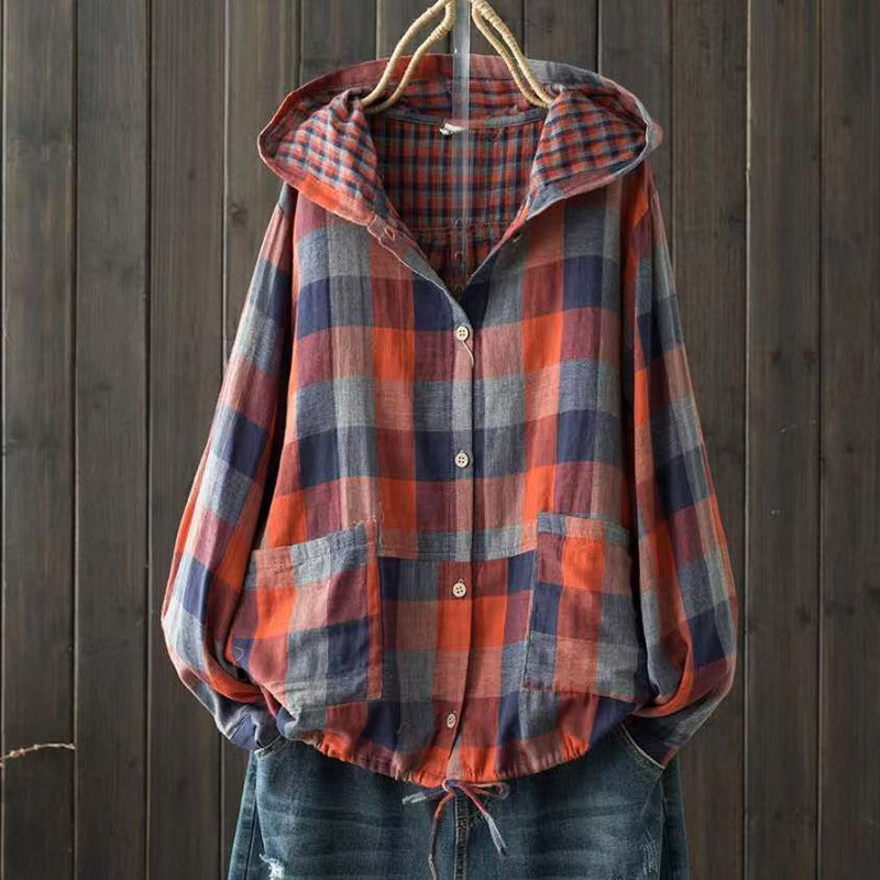 casual cotton plaid shirt outfit styling