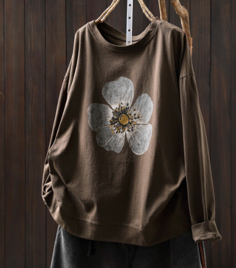 floral print cotton top