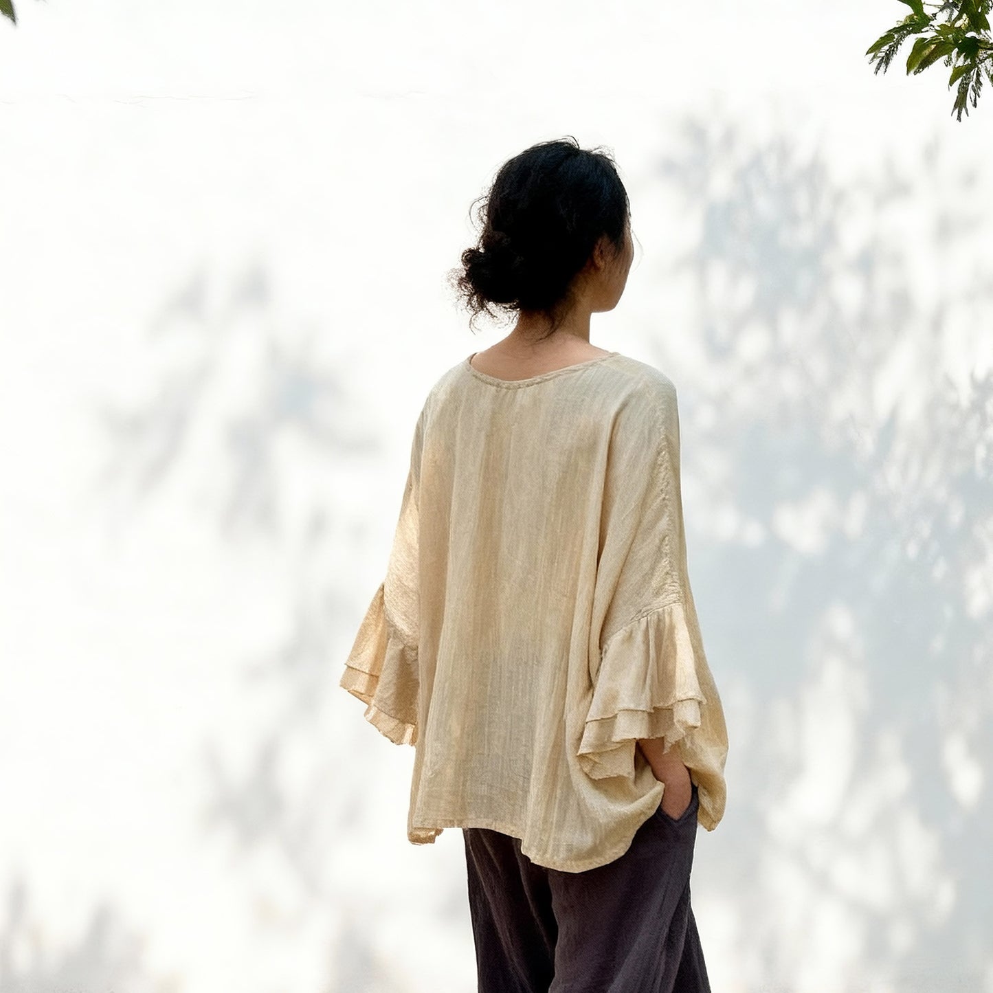 Back view showing the minimalist 