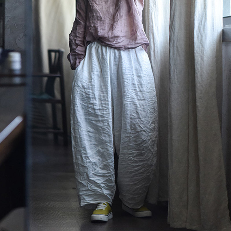 linen pants with a natural silhouette