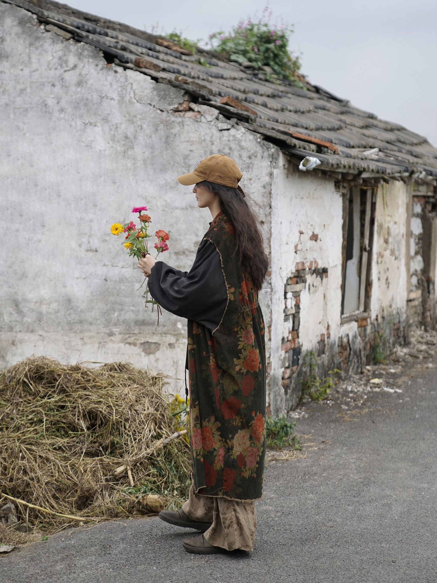 Vintage Floral Patchwork Cardigan