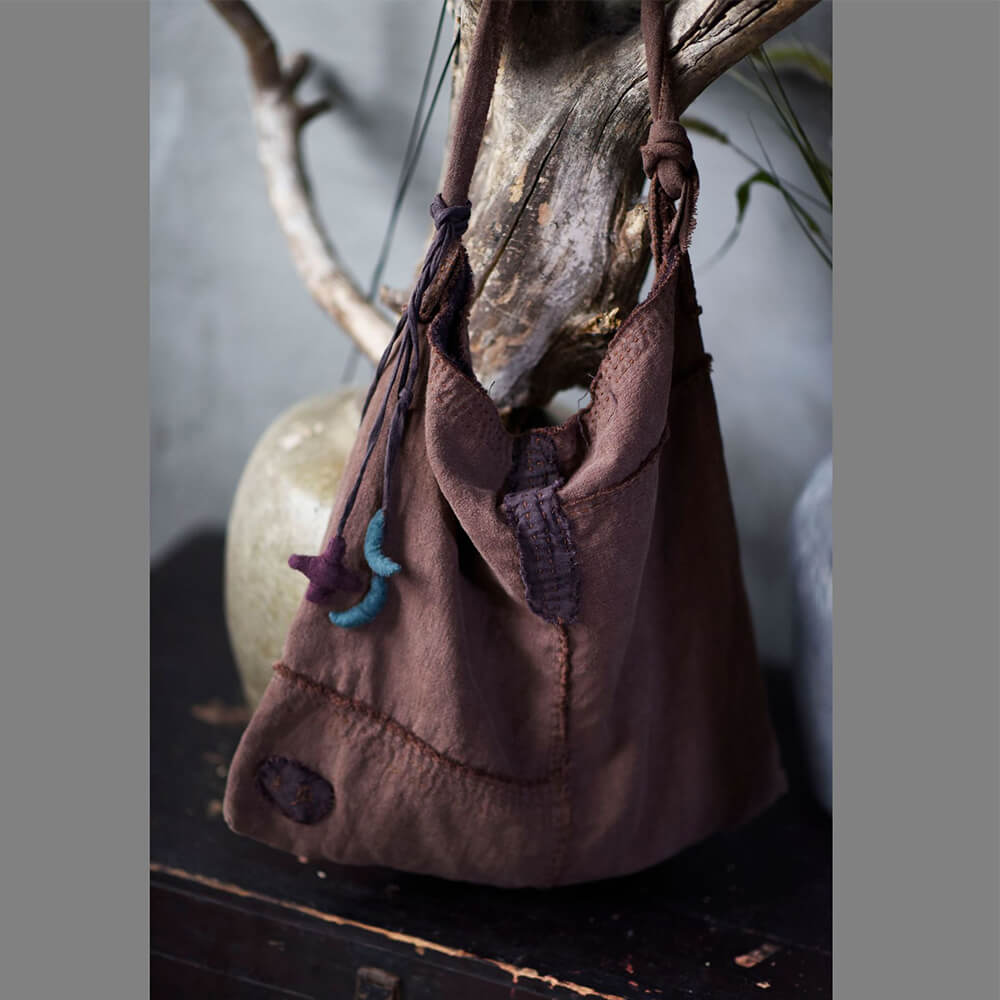 Original Linen Handmade Crossbody Bag