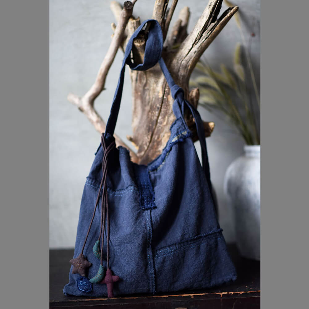 Original Linen Handmade Crossbody Bag