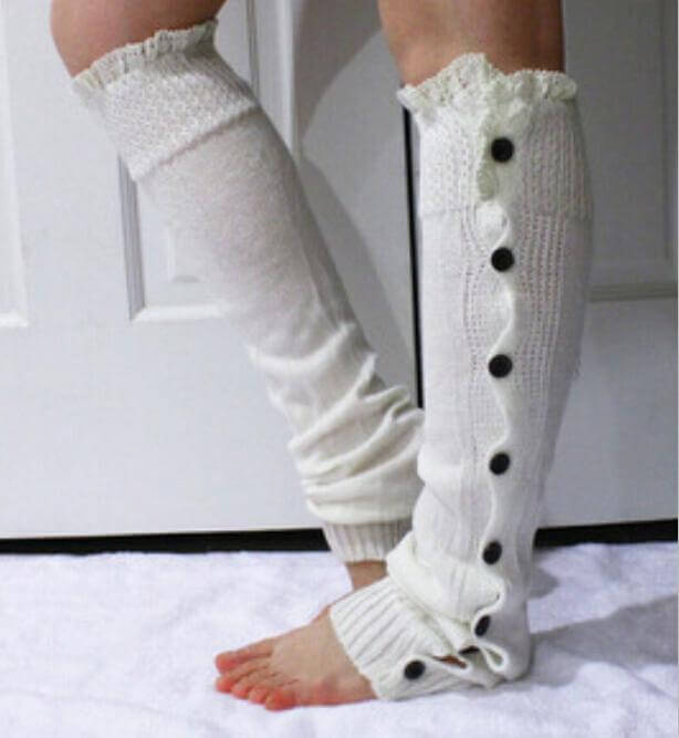 Christmas New Lace Warm Socks