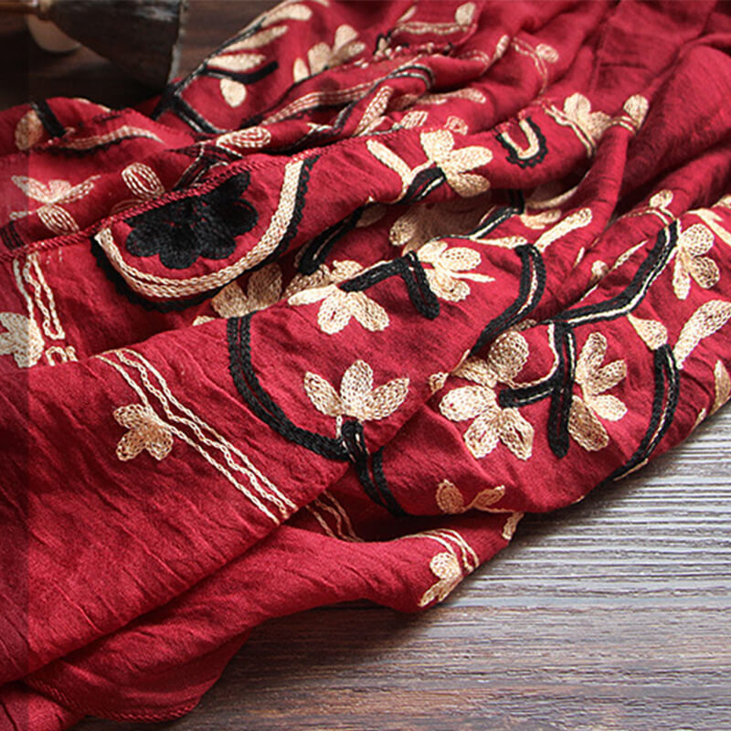 Embroidered Ethnic Scarf