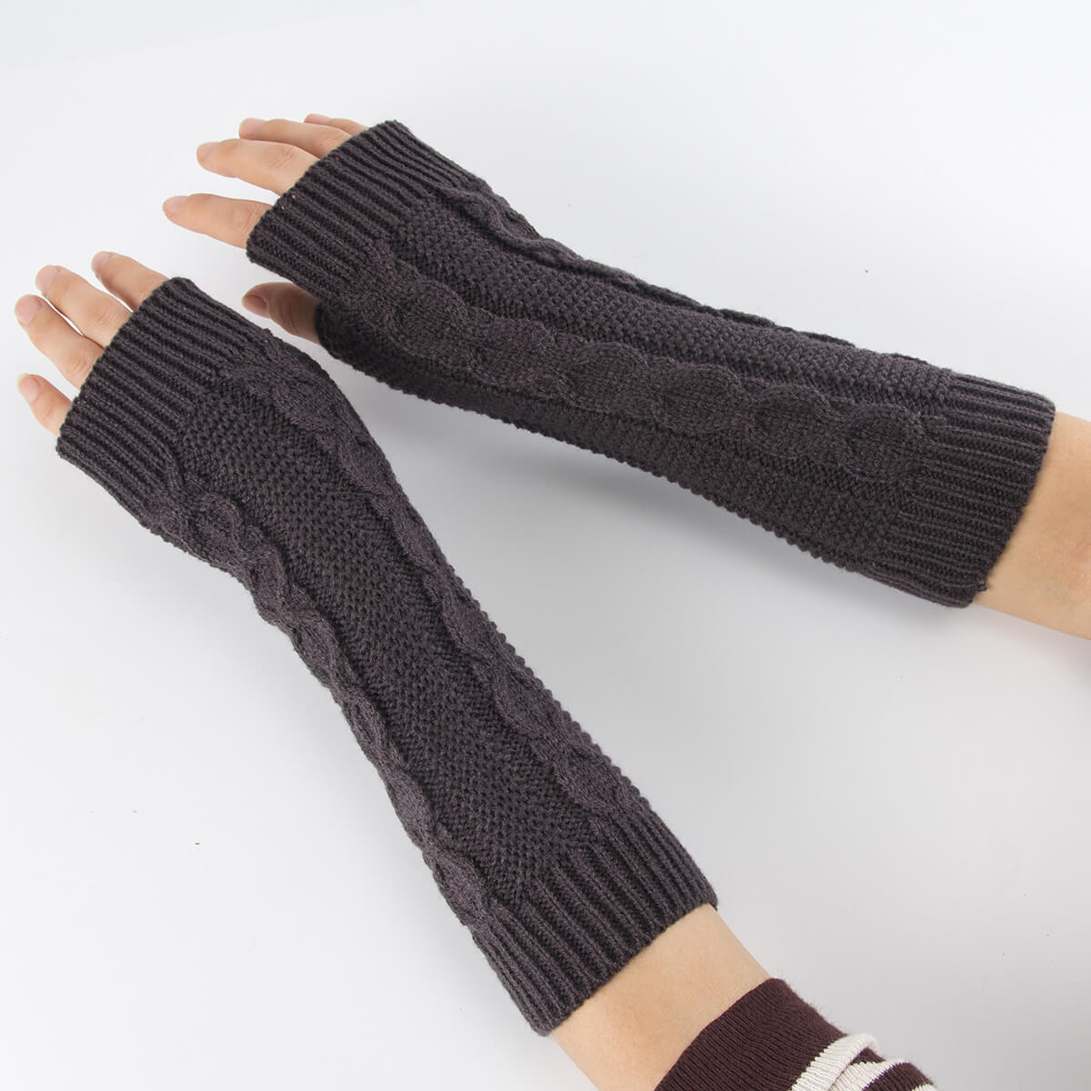 Fingerless Half-finger Woolen Gloves