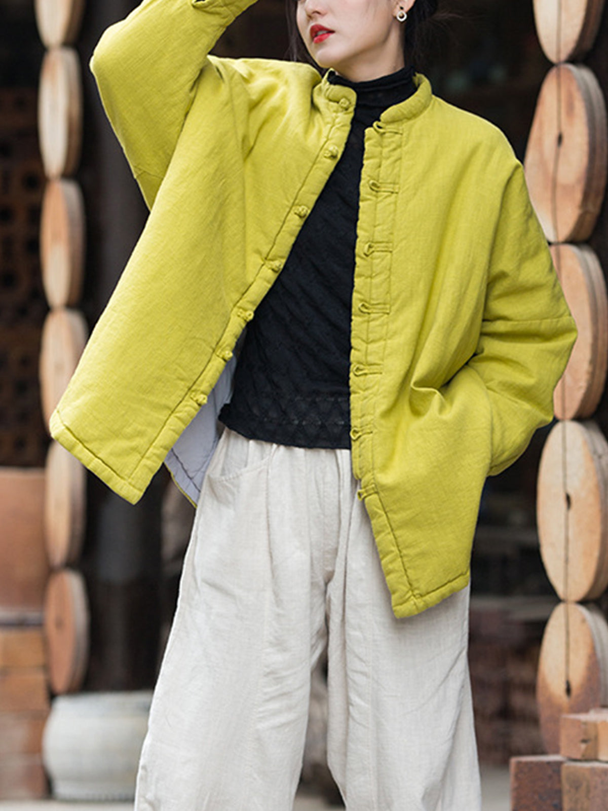 COZY Linen Quilted Jacket
