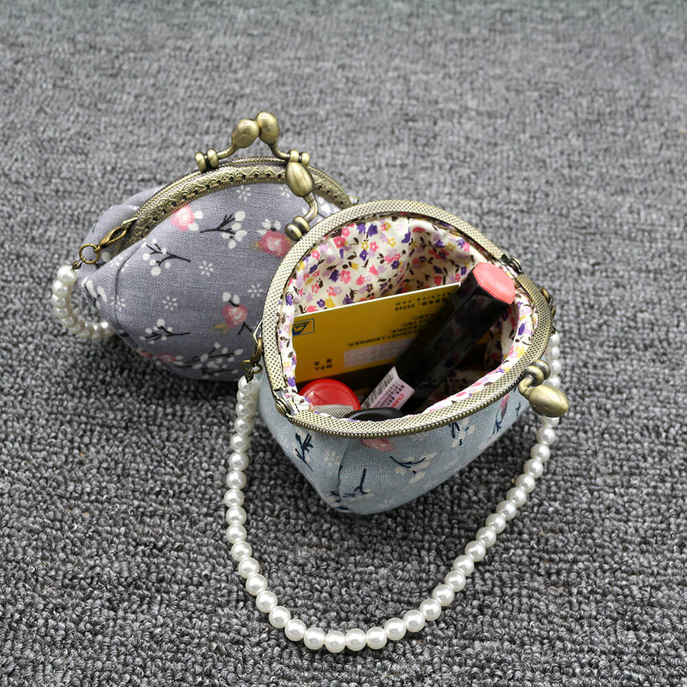Vintage Handmade Buckle Kiss-lock Coin Purses